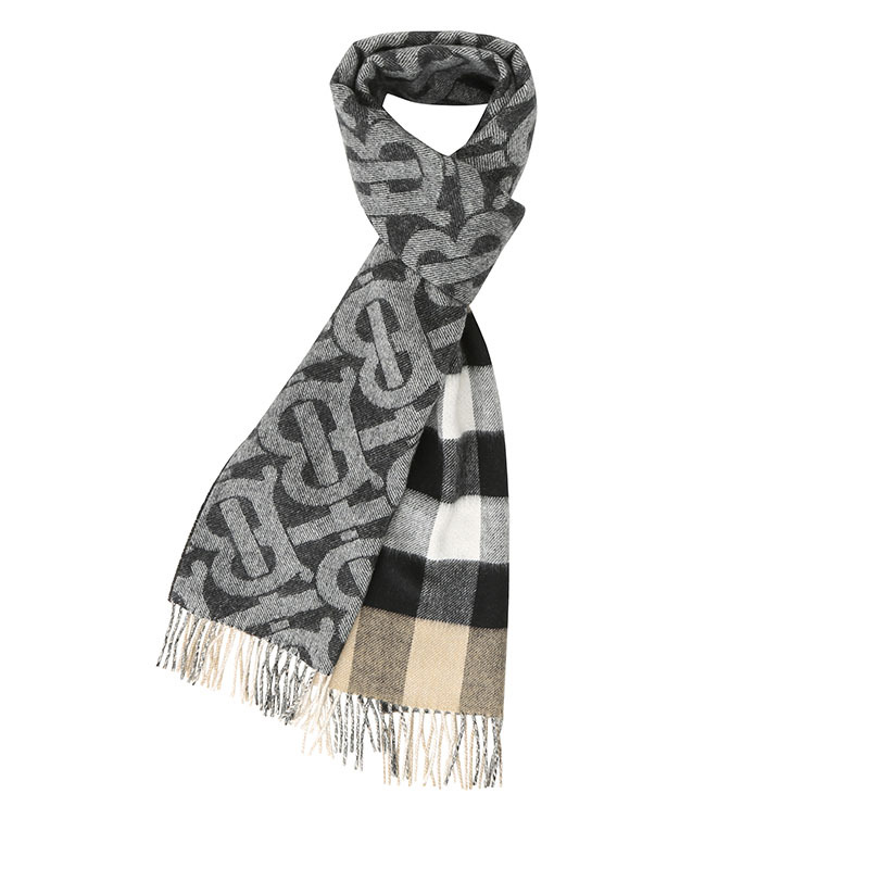 博柏利burberry围巾字母印字标毛质织物8022407男女同款围巾