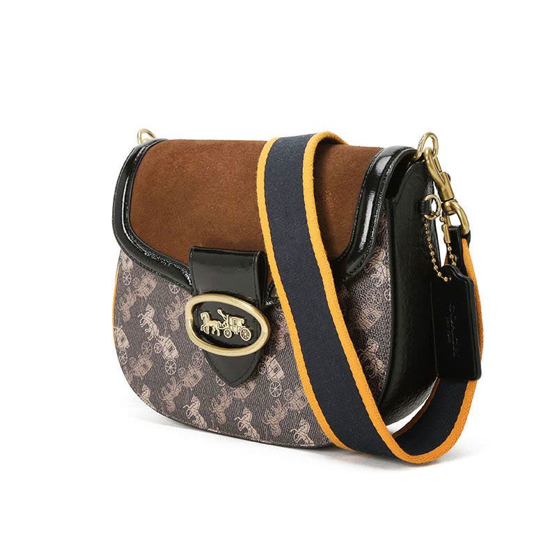 【预定】20新款 COACH KAT 20 马车图案印花马鞍包 88236 17.1*20.9*6.3CM图片