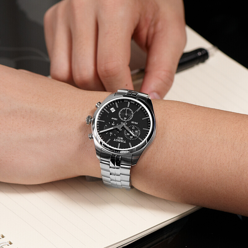 天梭tissot手表pr100系列简约大气时尚男士石英腕表