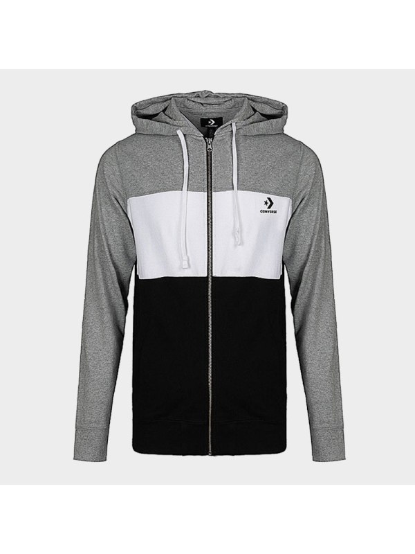 converse匡威男子秋冬季舒适运动休闲连帽拉链开衫10008799-A01