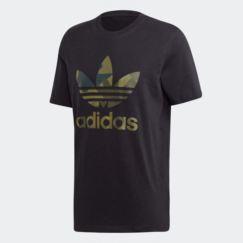 Adidas/阿迪达斯旗舰三叶2021新款男子运动短袖T恤图片