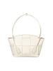BOTTEGA VENETA ARCO 通勤肩背包 经典大编织 光面皮 575943 白色