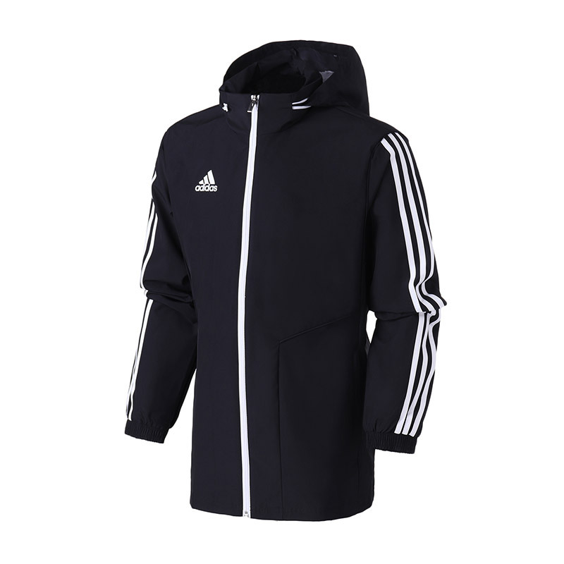 adidas男服外套夹克足球防风训练休闲运动服D95937 L D95937黑色