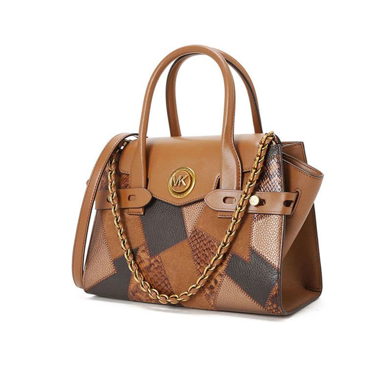 MICHAEL KORS 迈克·科尔斯 女士斜挎包 通勤手拎包 拼接皮30F0ANMS5O图片