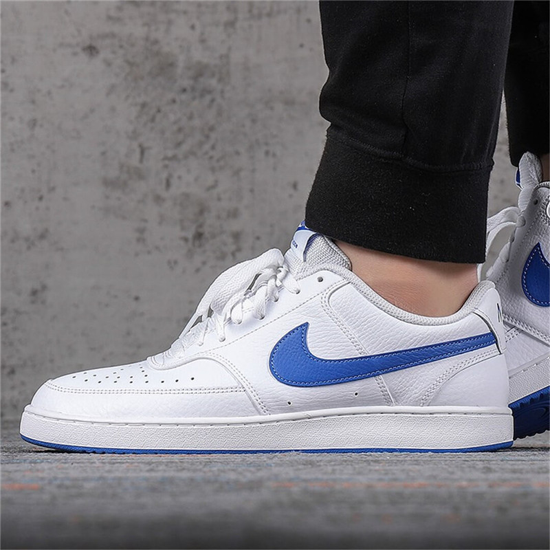 nike男鞋板鞋2020新款court皮质低帮时尚系带休闲运动鞋cd5463