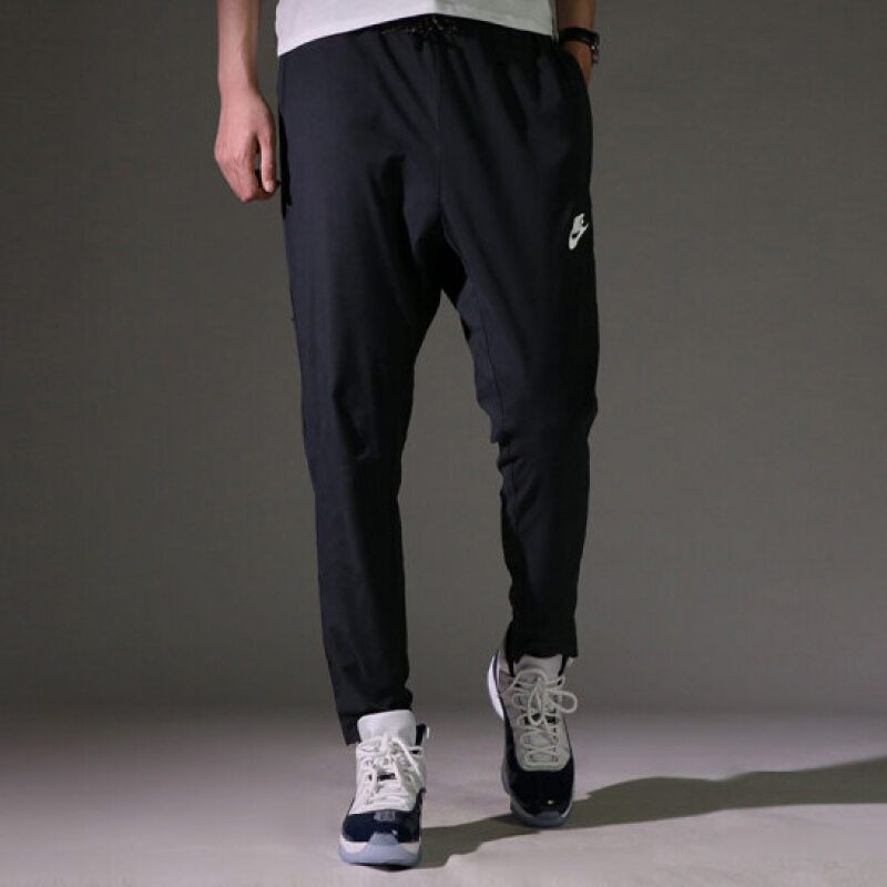耐克nike男裤运动裤休闲梭织健身训练薄款跑步中长裤861761