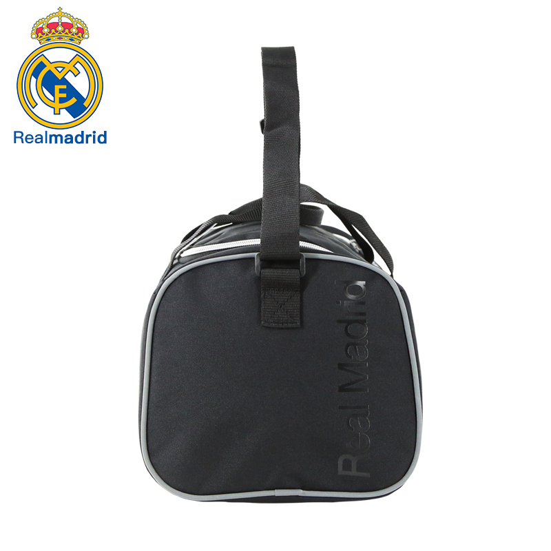 皇家马德里Realmadrid官方正品时尚男女士登山休闲多功能大容量手提运动户外健身训练商旅行电脑单肩挎书包背包黑色