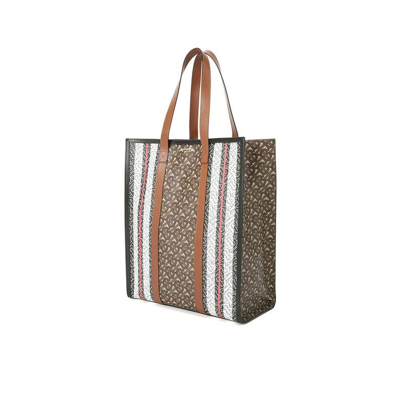 预售BURBERRY 博柏利 TB专属标识 竖版TOTE托特包 单肩包 手提包 TB标识TB LOGO织物8021486图片