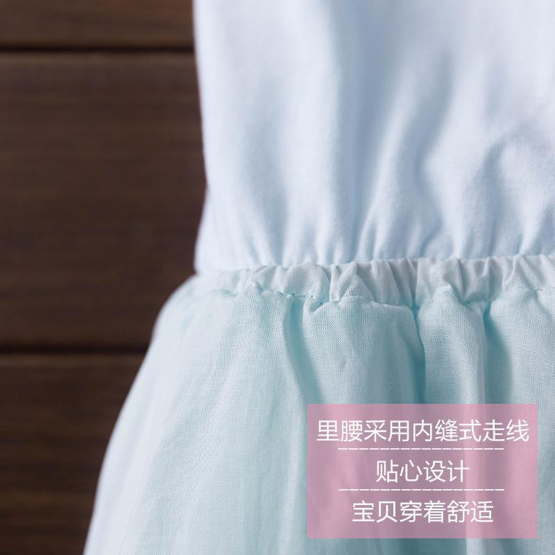 boatmouse船鼠儿童洋气裙子蝴蝶结纱裙春夏装 公主裙女童蕾丝连衣裙