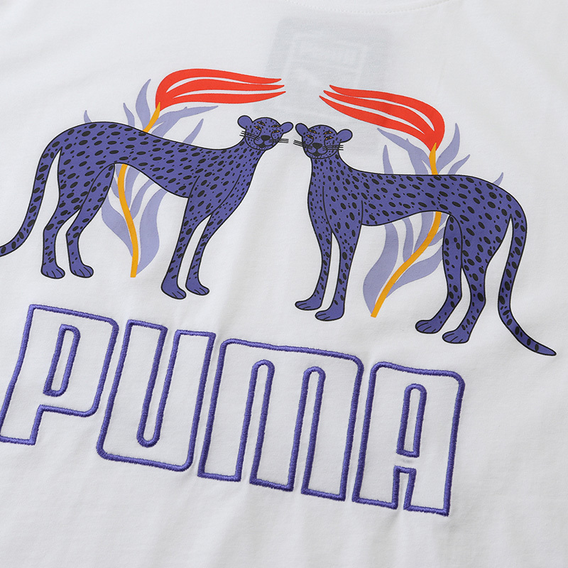 PUMA彪马黑标女装运动服百搭休闲时尚短袖T恤596234