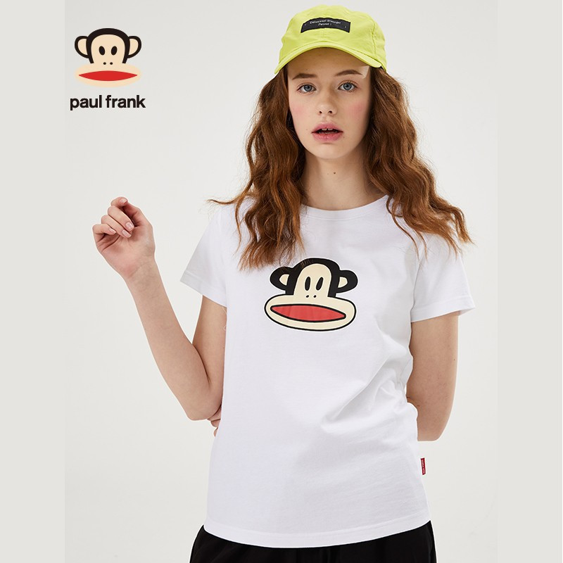 paulfrank大嘴猴t恤女短袖夏季ins休闲宽松多色上衣打底衫少女潮pfcte