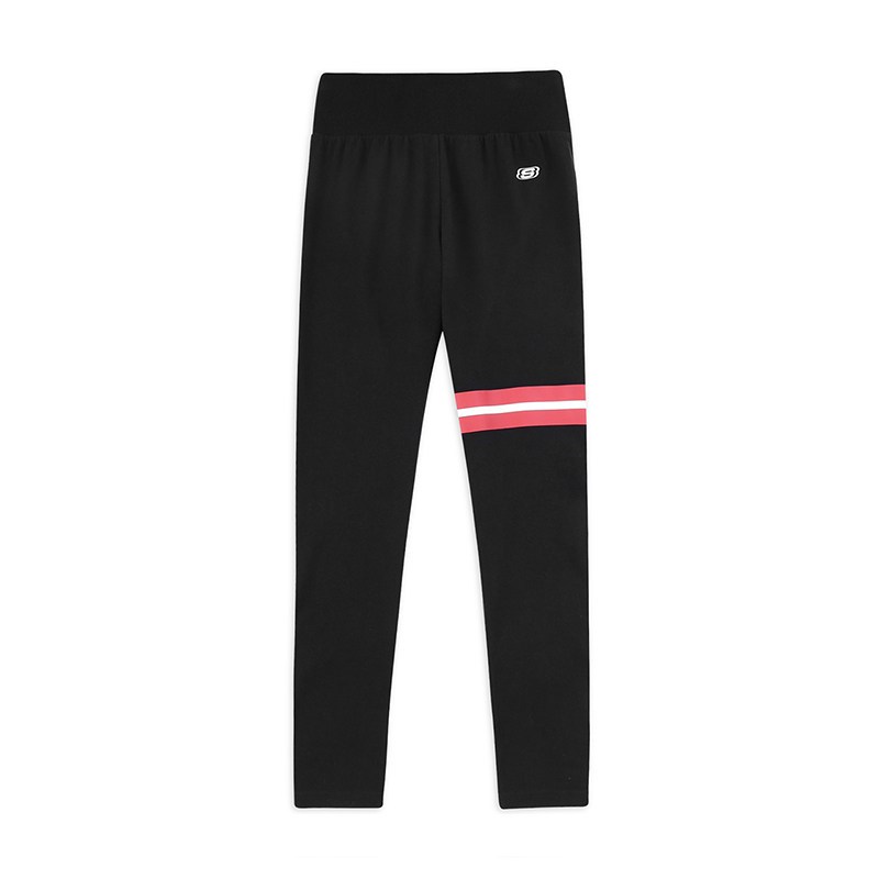 skechers斯凯奇女子新款针织长裤时尚撞色运动休闲裤sdaws19b016深