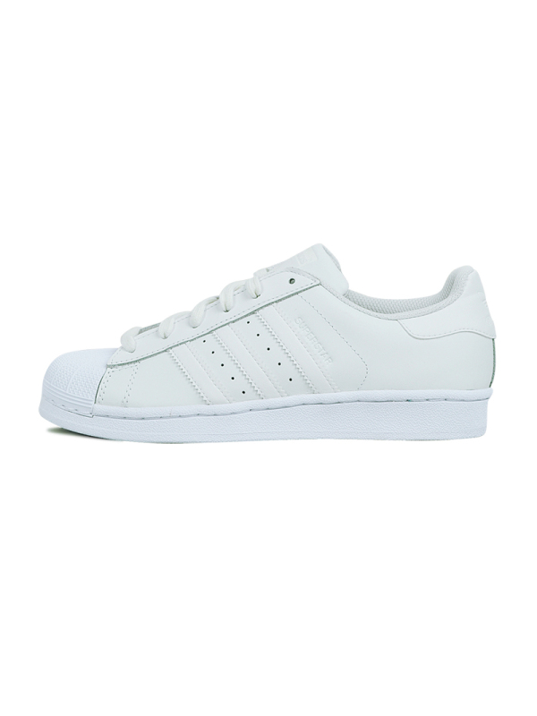 阿迪达斯Adidas三叶草男鞋女鞋全白纯白贝壳头运动休闲板鞋B27136