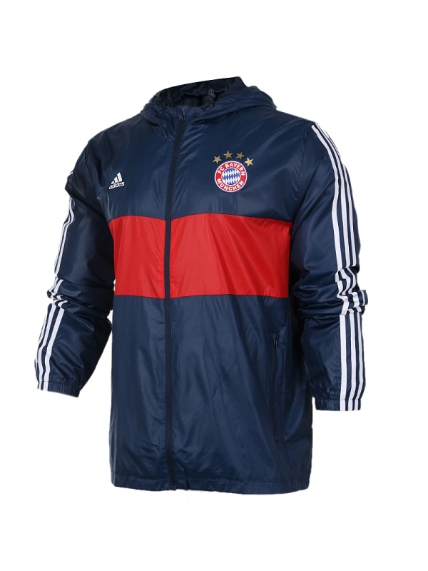 adidas阿迪达斯男装足球运动连帽防风梭织透气夹克外套BS0119