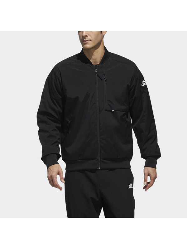 adidas男服外套夹克秋冬飞行领休闲运动服DZ2429. L DZ2429绿色