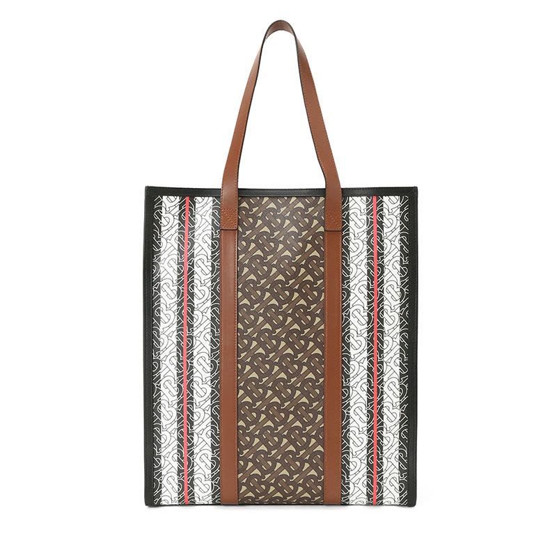 预售BURBERRY 博柏利 TB专属标识 竖版TOTE托特包 单肩包 手提包 TB标识TB LOGO织物8021486图片