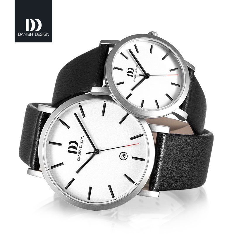 DD情侣手表一对男女学生ddw手表简约皮带情侣款对表Danish Design