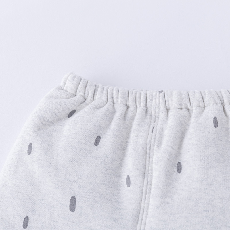 贝贝怡婴儿衣服夹棉加厚保暖家居服春装装内衣套装184T224