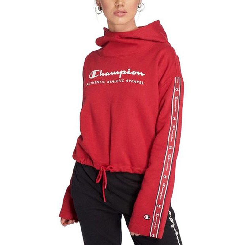 champion冠军女子premium系列新款连帽运动衫套头卫衣110877