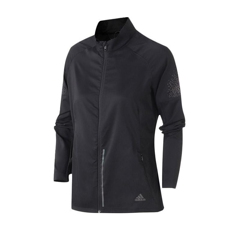 【自营】adidas阿迪达斯女子夹克外套秋季跑步立领运动服CZ5466 L CZ5466黑色
