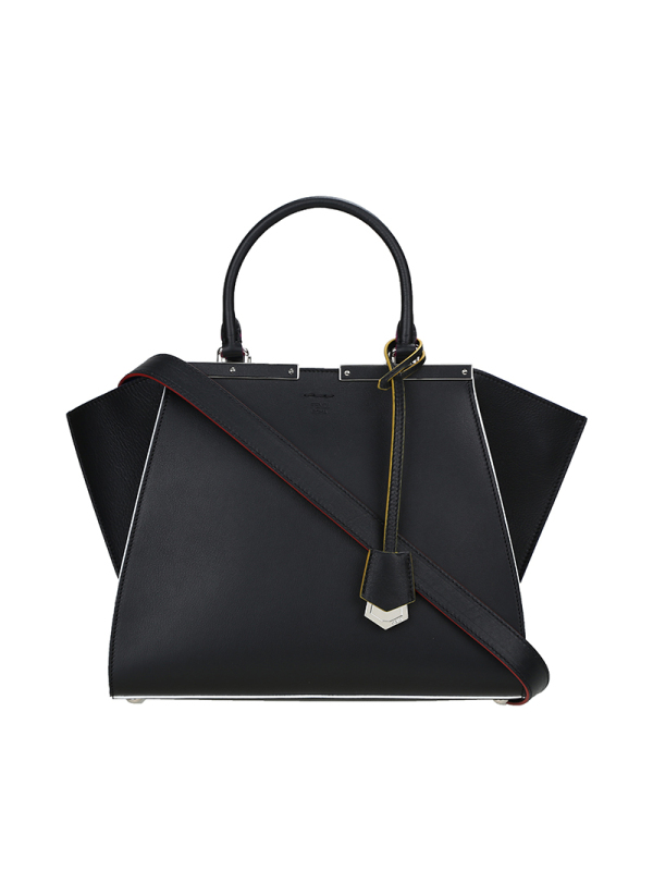 FENDI/芬迪 女包3JOURS吊牌缀饰手拎斜挎包 8BH279