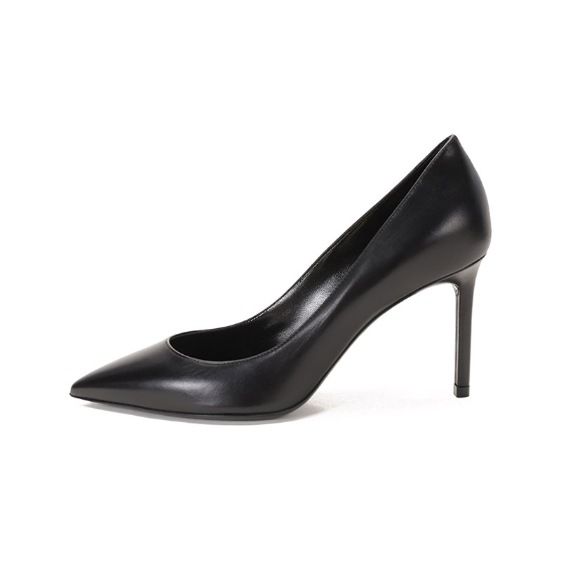 圣罗兰 SAINT LAURENT 女士羊皮革ANJA尖头高跟鞋489751 AKP00