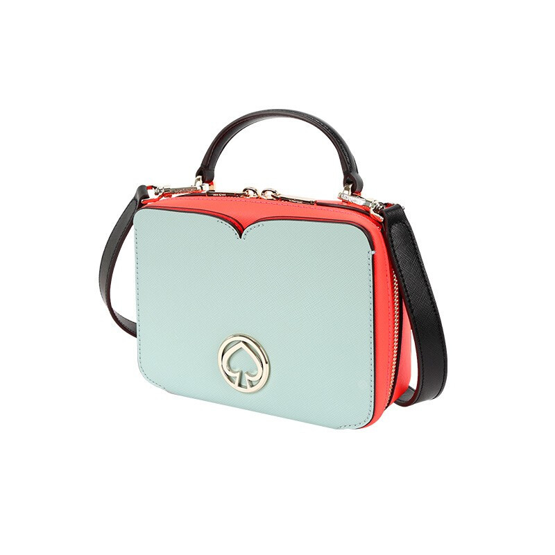 katespade凯特丝蓓专柜款女士背包时尚简约商务桃心手提包单肩斜跨包