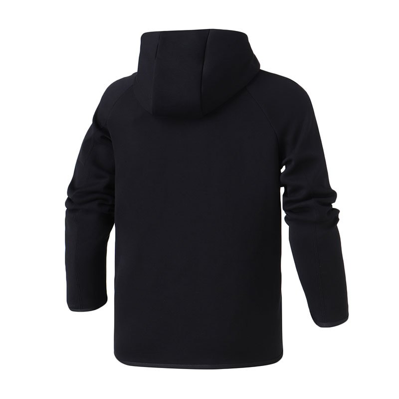 【自营】NIKE男装外套秋冬针织黑色舒适连帽夹克休闲运动服928484