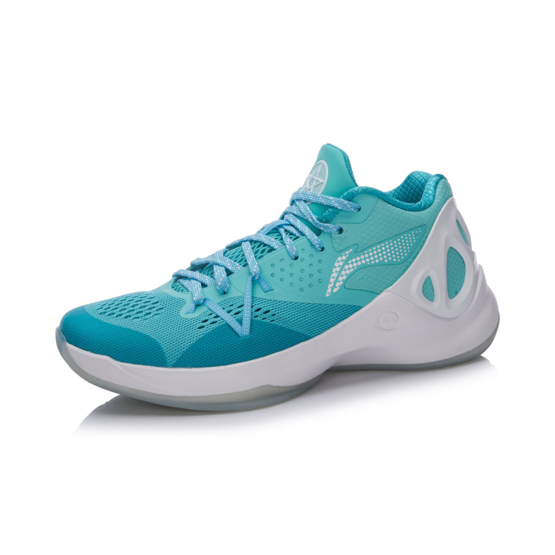 李宁篮球男鞋音速5李宁云减震扭转系统一体织低帮春秋运动鞋视频