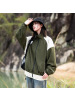 山系户外夹克秋季新款防水防风男女同款拼色宽松休闲运动拉链外套
