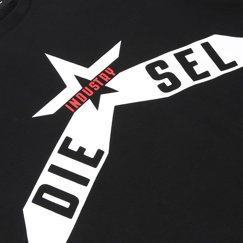 迪赛DIESEL 男士卫衣 LOGO印花棉质00SWD4图片