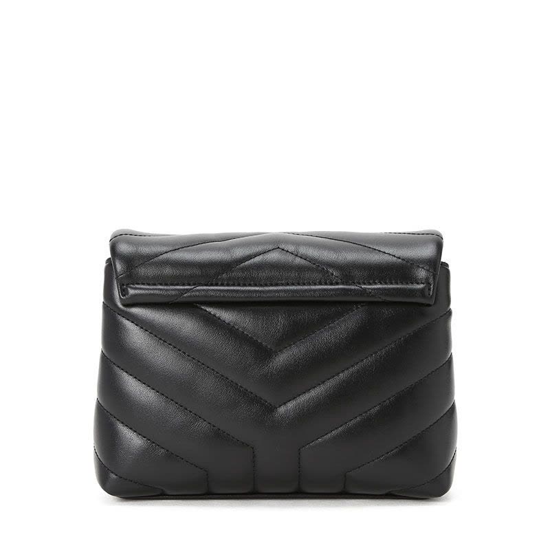 预售 圣罗兰YSL LOU LOU 胖信封小号 字母LOGO绗缝皮 女士单肩包 630951银扣图片