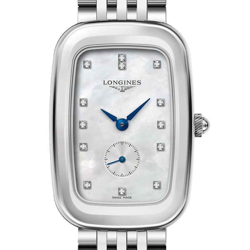 【预售款】瑞士进口浪琴(LONGINES)收藏珍珠贝母盘时尚潮流女士石英表女腕带L6.143.4.87.6