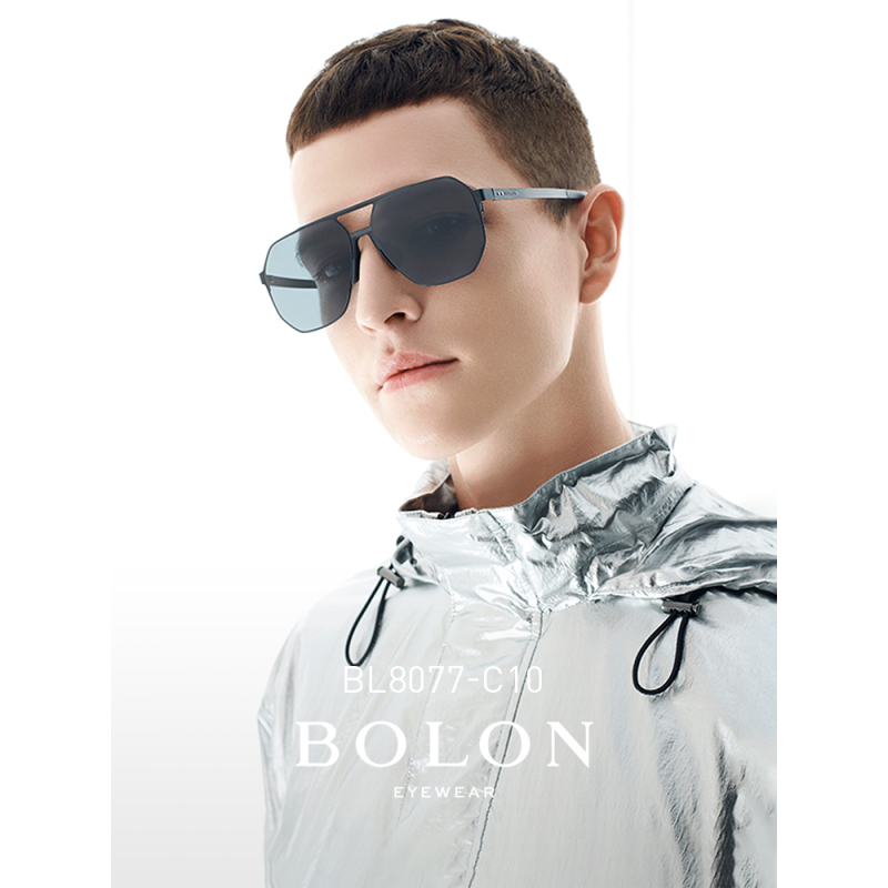 bolon暴龙眼镜2021偏光太阳镜男士复古潮流金属墨镜bl8077视频