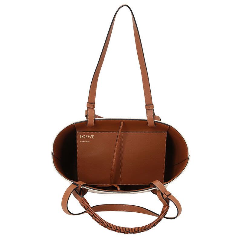 预售 LOEWE ANAGRAM 方型LOGO徽标购物袋A717S72X06 女士单肩手提包图片
