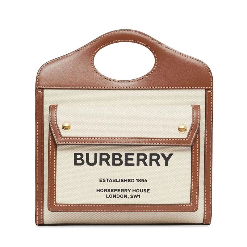 预售 BURBERRY 博柏利 POCKET 徽标 字母徽标 帆布织物 8039361图片