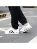 阿迪达斯Neo三条纹经典春季男子板鞋运动休闲鞋-AW4594