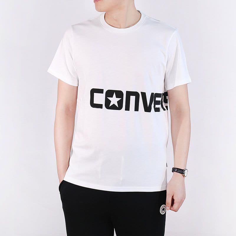 Converse匡威男夏季运动休闲舒适透气训练短袖团T恤10003676-A01图片