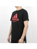 阿迪达斯跆拳道adidas休闲男装圆领运动短袖速干跑步T恤ADICTK-BKR-1