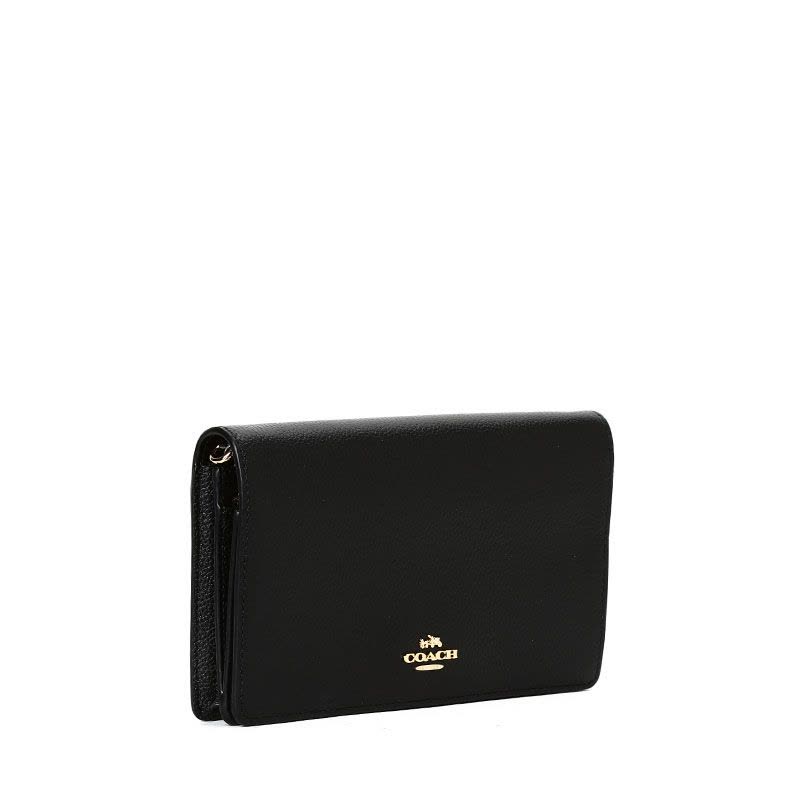 COACH/蔻驰 女包马车徽标翻盖手拿斜挎小方包 87401图片