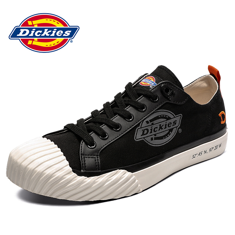 DICKIES男鞋2019春季新款帆布鞋系带低帮板鞋百搭学生休闲潮鞋191M50LXS13