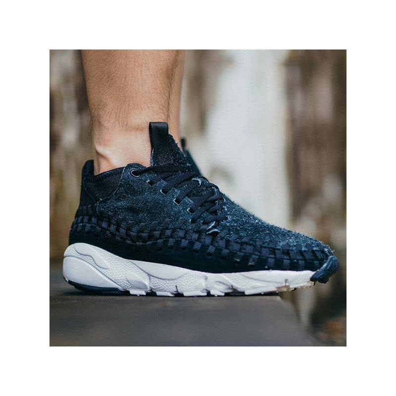 NIKE耐克男鞋休闲鞋缓震舒适翻毛皮编织防滑耐磨运动鞋913929-00191图片