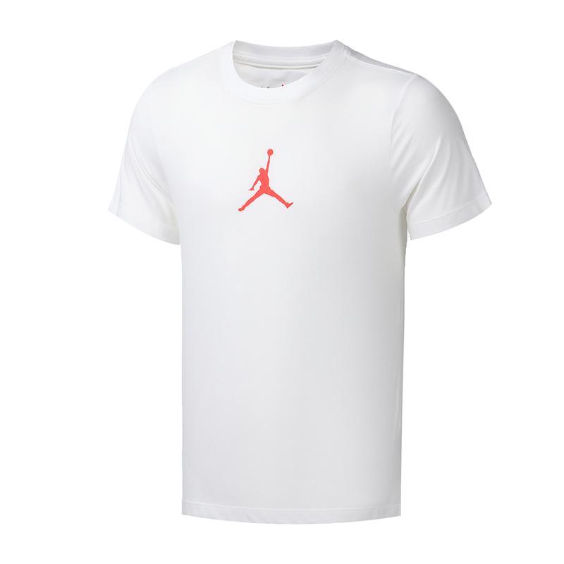 NIKE男装短袖T恤Jordan经典LOGO圆领套头针织运动服BQ6741
