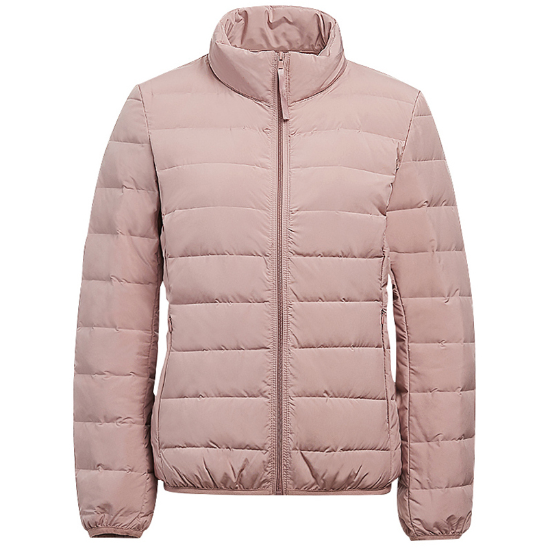 yaloo/雅鹿轻薄羽绒服女短款2019新款 韩版鸭绒休闲修身薄款外套