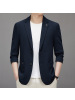 针织弹力便西春秋中厚男式休闲西服韩版修身小西装男外套