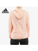 Adidas防风衣阿迪达斯外套女2020粉色上衣梭织运动夹克EH3910