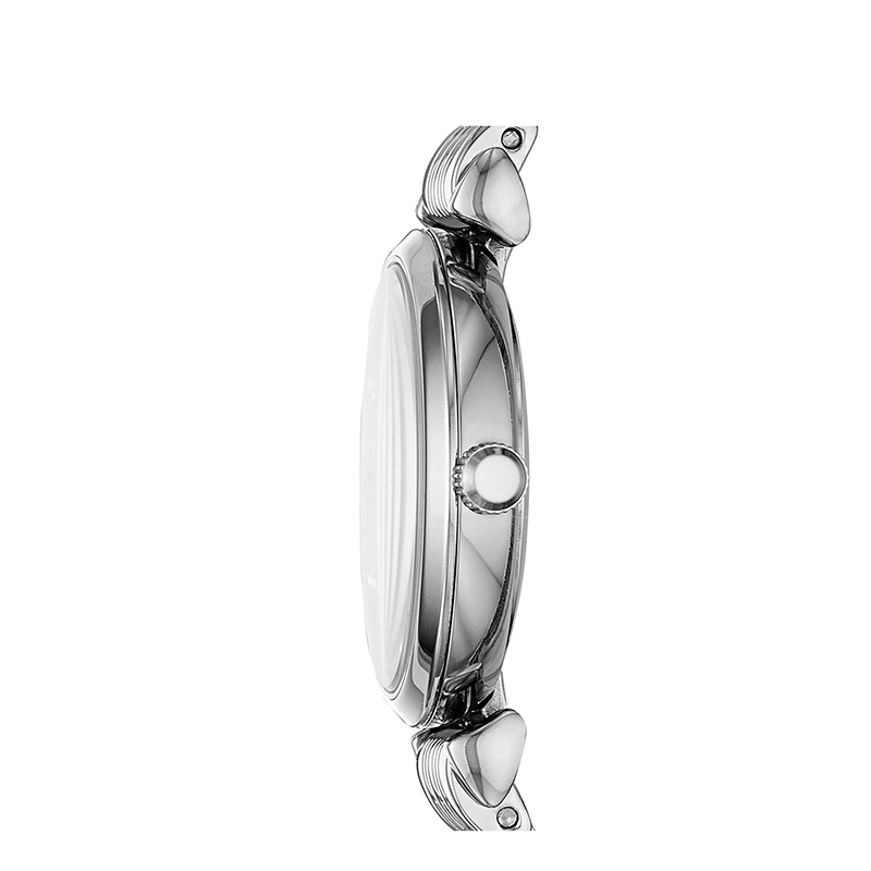 阿玛尼 （Emporio Armani）手表 时尚休闲石英表钢带镶钻手表女 AR11204