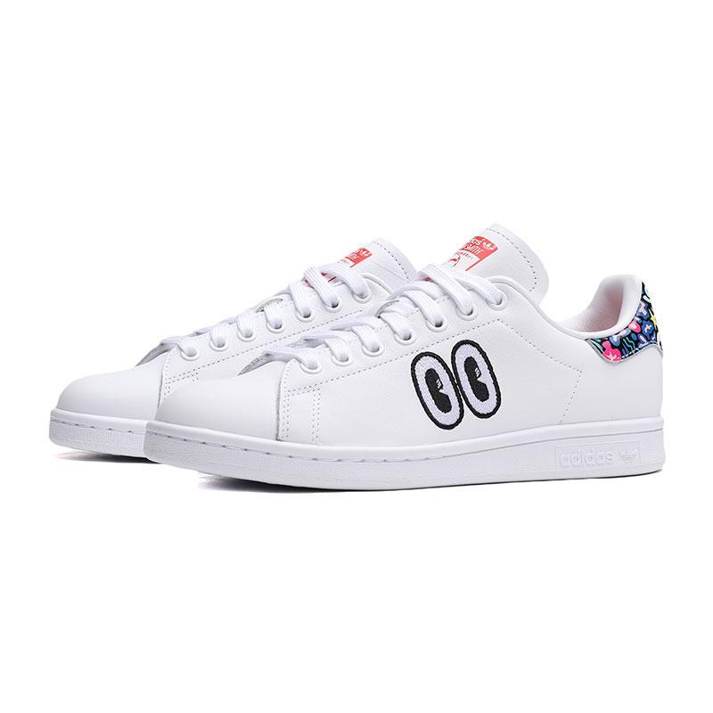 adidas阿迪达斯三叶草女鞋stansmith小白鞋cm8417视频