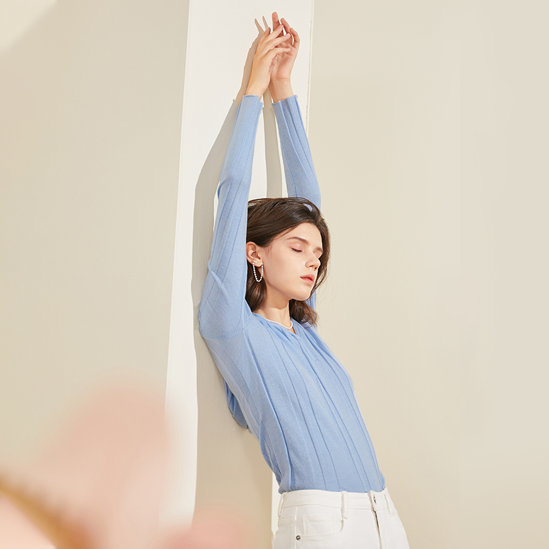 三彩3colour女士针织毛衣