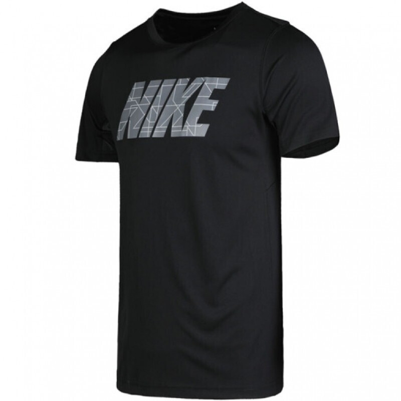 耐克儿童（NIKE）运动户外男女大童休闲舒适透气字母图案针织圆领短袖T恤AA3090